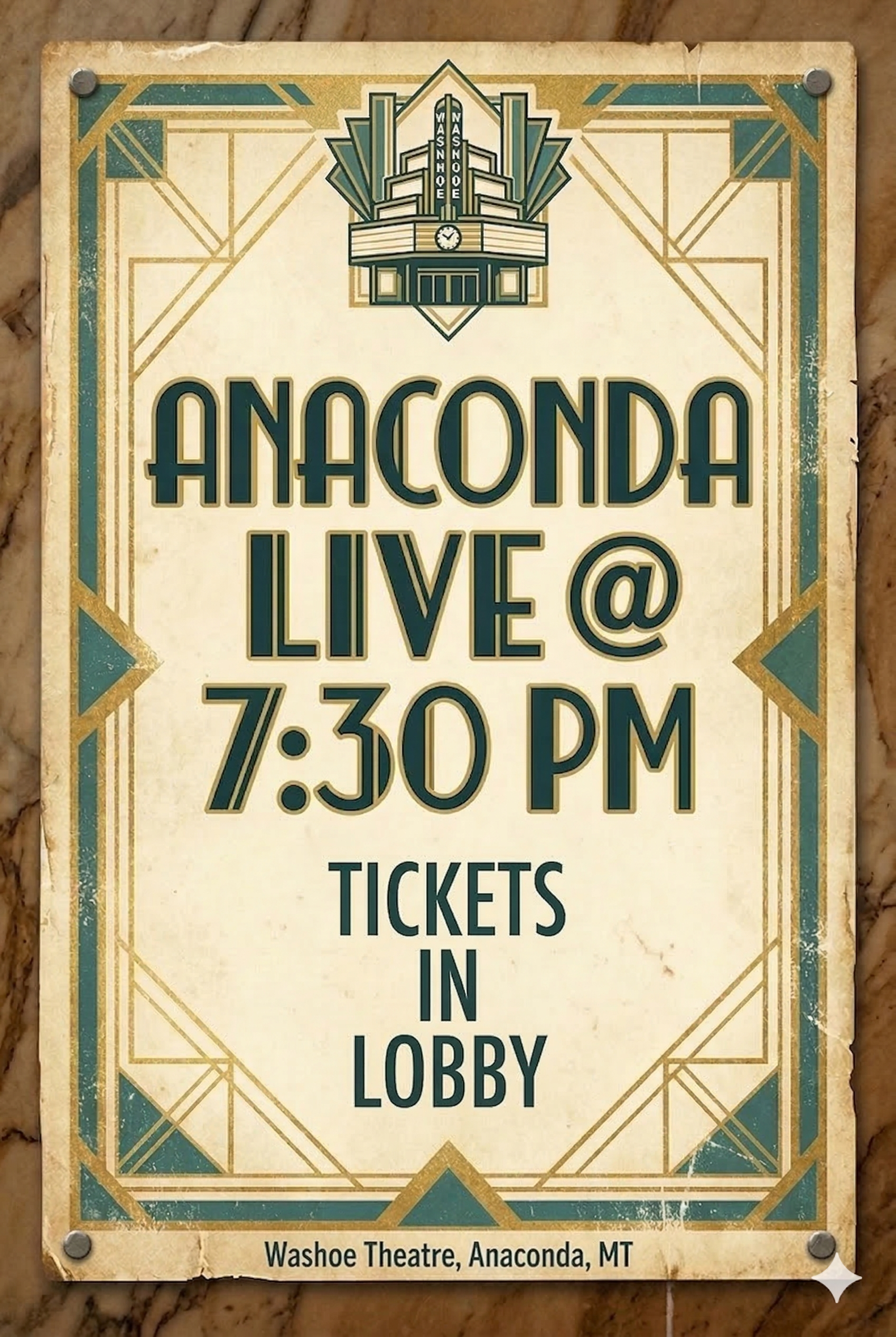 Anaconda Live Nu-Blu Movie Poster